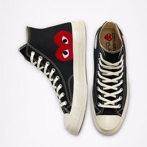 Used Converse Comme Des Garçon Shoes